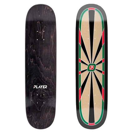 Player Darts 8.13´´ Skateboard Deck Dourado 31.50 Inches