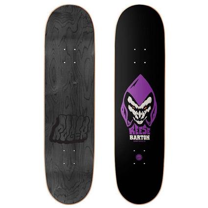 Roger Cursed Reese Barton 8.375´´high Concave Square Skateboard Deck Preto 32.0 Inches