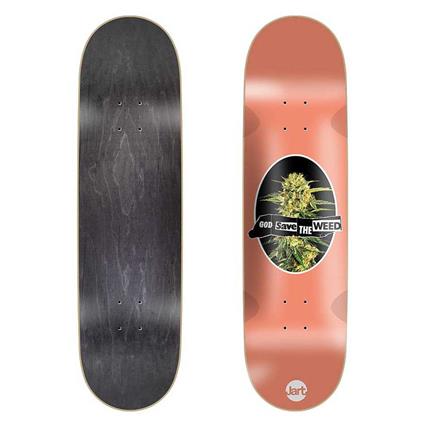 Jart Stay High 8.875´´ Hc Skateboard Deck Dourado 32.02 Inches