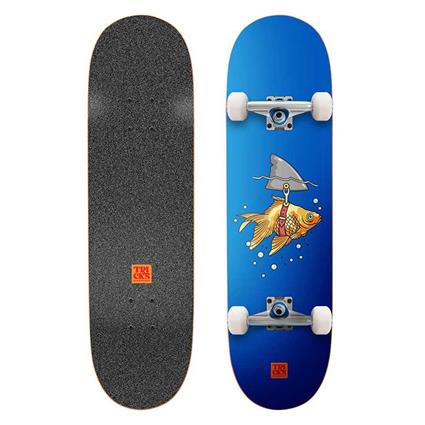 Tricks Bad Fish 7.75´´ Skateboard Azul 29.5 Inches