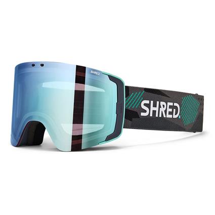 Shred Gratify Ski Goggles Verde CBL 2.0 Deep Blue Mirror/CAT2