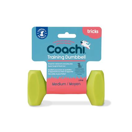 Coachi haltere brinquedo para cães - Tamanho M, verde lima