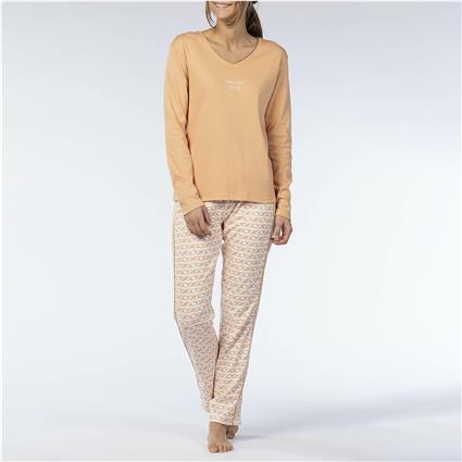 Pijama de mangas compridas em algodão, Melissa Brown