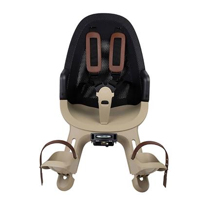 Qibbel Air Front Handlebar Child Bike Seat Castanho Max 22 kg Rapaz