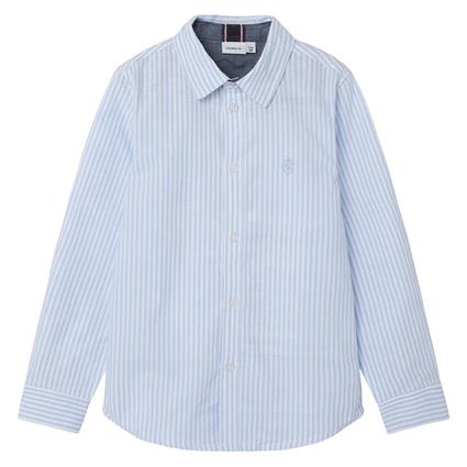 Name It New Long Sleeve Shirt Azul 7-8 Years