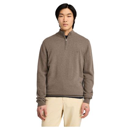 Timberland Cohas Brook Merino Half Zip Sweater Castanho S Homem