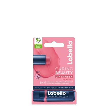 Labello Caring Beauty Lip & Cheek Nude Pink SPF30