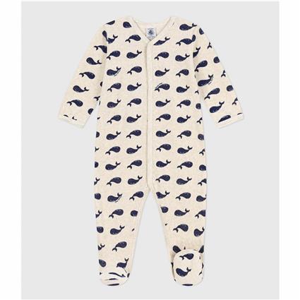 Pijama estampado com baleias, Petit Bateau