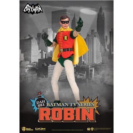 Beast Kingdom Toys Dynamic 8ction Heroes 1/9 Batman Tv Robin Dc Comics Figure 24 Cm