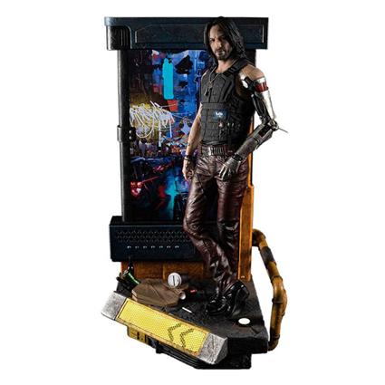 Pure Arts Cyberpunk 2077 1/4 Johnny Silverhand 34 Cm Statue Castanho
