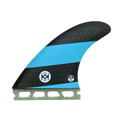 Koalition 5 Fins Set Single Tab Keel Azul Blue