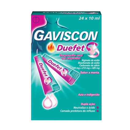 Gaviscon Duefect Azia e Ingestão