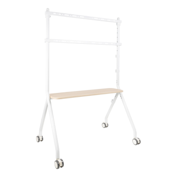 SOPORTE TOOQ SUELO RUEDAS 'ILOVE' PANTALLA 49-80'' BLANCO