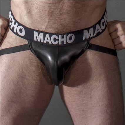 MACHO - MX25NC JOCK PRETO COURO M