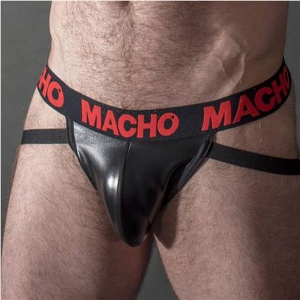 MACHO - MX25RC JOCK RED LEATHER XL