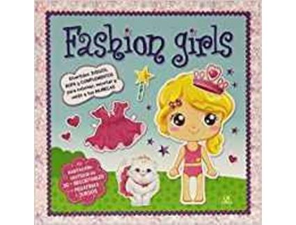Livro Fashion Girls- Stickers -Pegatinas-Juegos