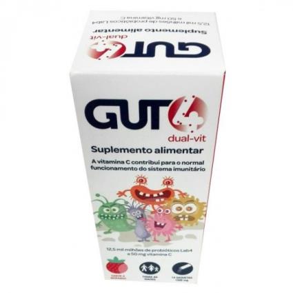 GUT4 DUAL-VIT 14 SAQUETAS