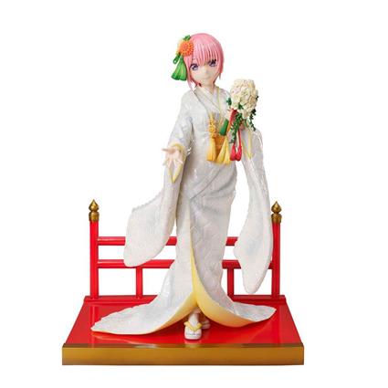 Furyu Pvc 1/7 Ichika Nakano Shiromuku The Quintescential Quintuplets Statue 22 Cm Beige