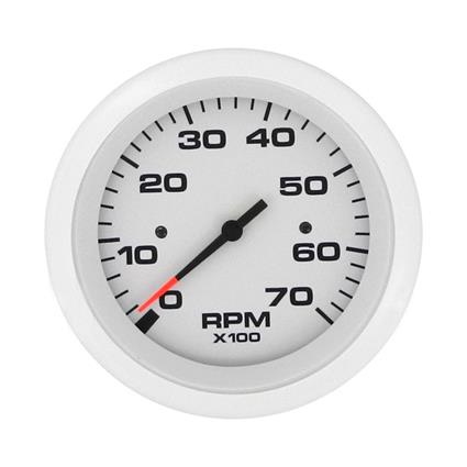 Veethree Artic 7000rpm Rev Counter Indicator Prateado 76 mm
