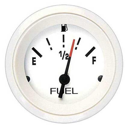 Veethree Artic Fuel Level Gauge Prateado 52 mm