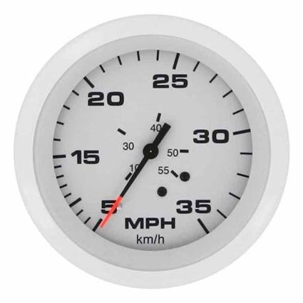 Veethree Artic 0-35mph Speedometer Prateado