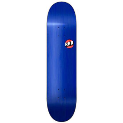 Rad Skateboards Blank Logo Skateboard Deck Azul 8´´