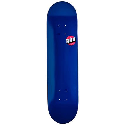 Rad Skateboards Blank Logo Skateboard Deck Azul 8´´