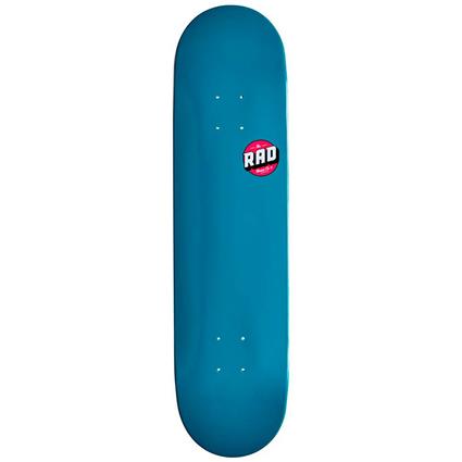 Rad Skateboards Blank Logo Skateboard Deck Azul 8´´