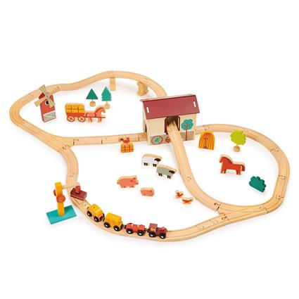 Mentari Train Set Farmyard (mt7703)