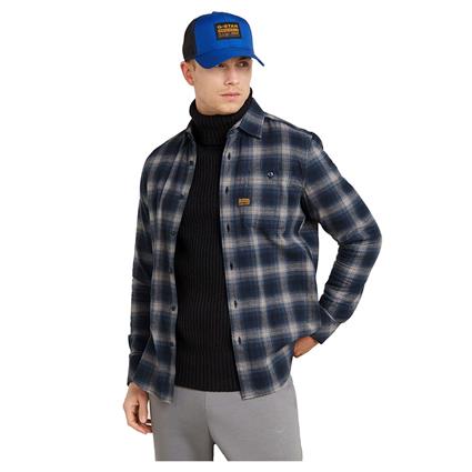 G-star Bristum 2.0 Long Sleeve Shirt Azul S Homem