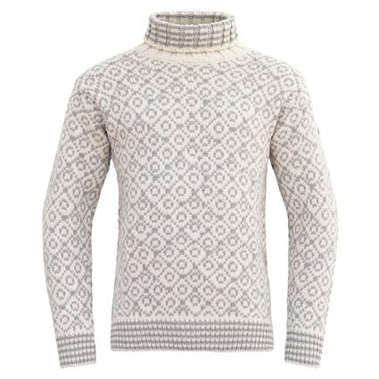 Devold Of Norway Svalbard Wool High Neck Sweater Cinzento S Homem