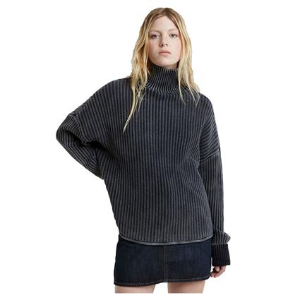 G-star Loose Overdyed High Neck Sweater Cinzento 2XS Mulher