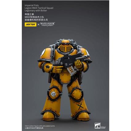 Joy Toy Warhammer The Horus Heresy Action 1/18 Imperial Fists Legion Mkiii Tactical Squad Legionary With Bolter 12 Cm Figure Amarelo