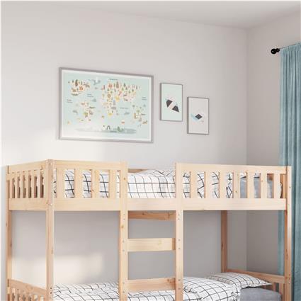 vidaXL Cama de criança sem colchão 90x200 cm madeira de pinho maciça
