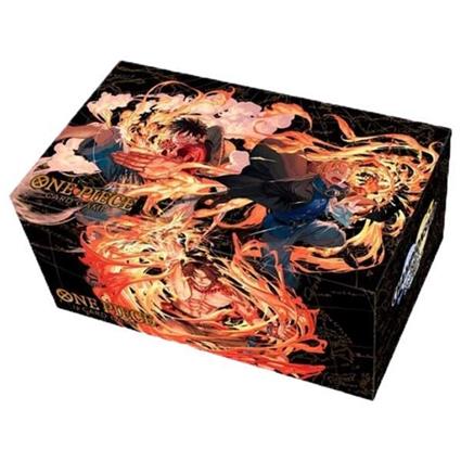 One Piece Tcg Ace/sabo/luffy Mat And Deck Box