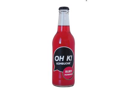 Kombucha Bio Oh K! Ruby (morango) 330ml