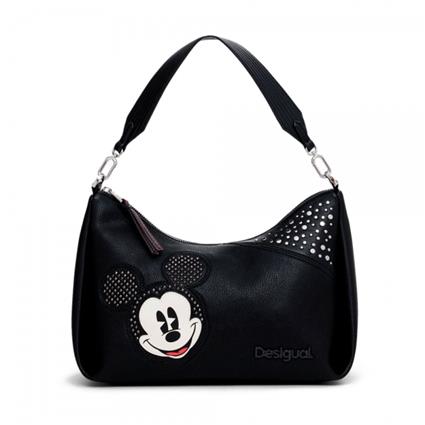 Desigual BOLSO MICKEY STUDSTYLE, Negro - Ref.