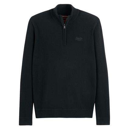 Camisola com fecho na gola, Essential, Superdry