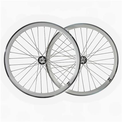 Sxt Sxt18 Single Speed/fixie 40 28´´ 700c Wheel Set Prateado