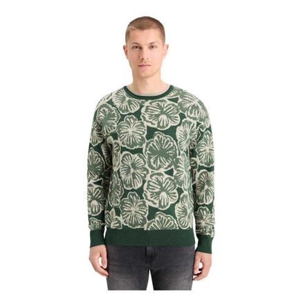 Scotch & Soda Jacquard Sweater Verde 2XL Homem
