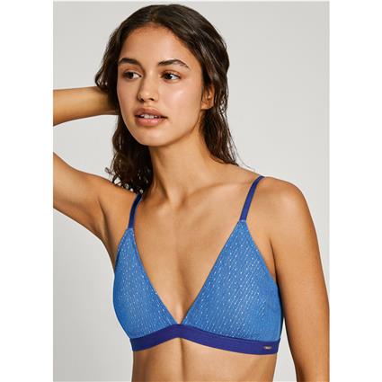 Pepe Jeans Plu11032 Lurex Bra  S Mulher