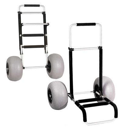 Bad Bass Logo Surfcasting Cart Prateado