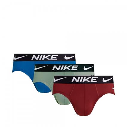 Nike Underwear PACK DE 3 SLIPS ESSENTIALS MICRO , Rojo, Verde, Azul, Talla - Ref.