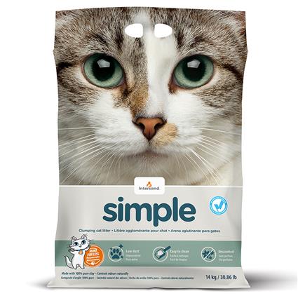 Intersand Simple areia para gatos - 10 kg