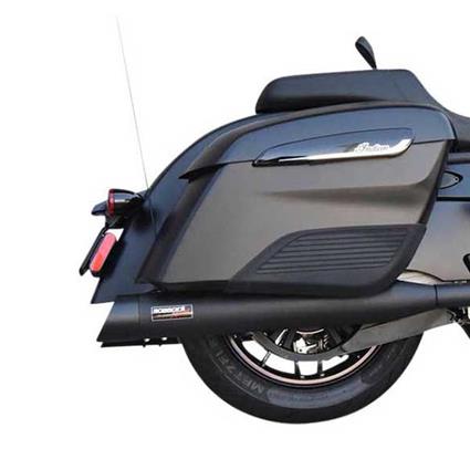 Bassani Xhaust Tru Dual B Indian Challenger Ref:8h16sb Not Homologated Full Line System Prateado Not Homologated