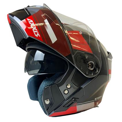 Axxis Storm S Sv Grip Modular Helmet Castanho XS