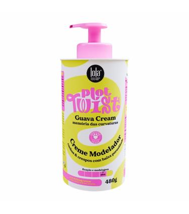 Lola Cosmetics - *Plot Twist* - Creme modelador de cachos 480g - Creme de goiaba