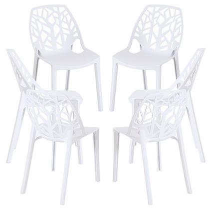 Presentes Miguel - Pack 6 Cadeiras Hissar Polipropileno - Beige