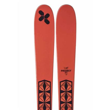 Extrem Skis Project 83 Alpine Skis Laranja 176