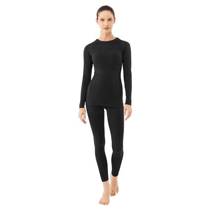 Viking Gaja Bamboo Base Layer Set Preto L Mulher